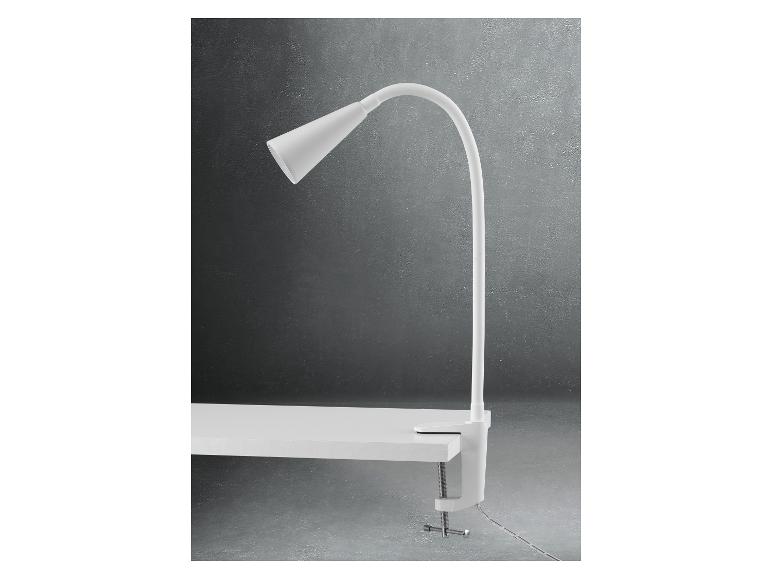 LED-klemlamp met flexibele metalen hals