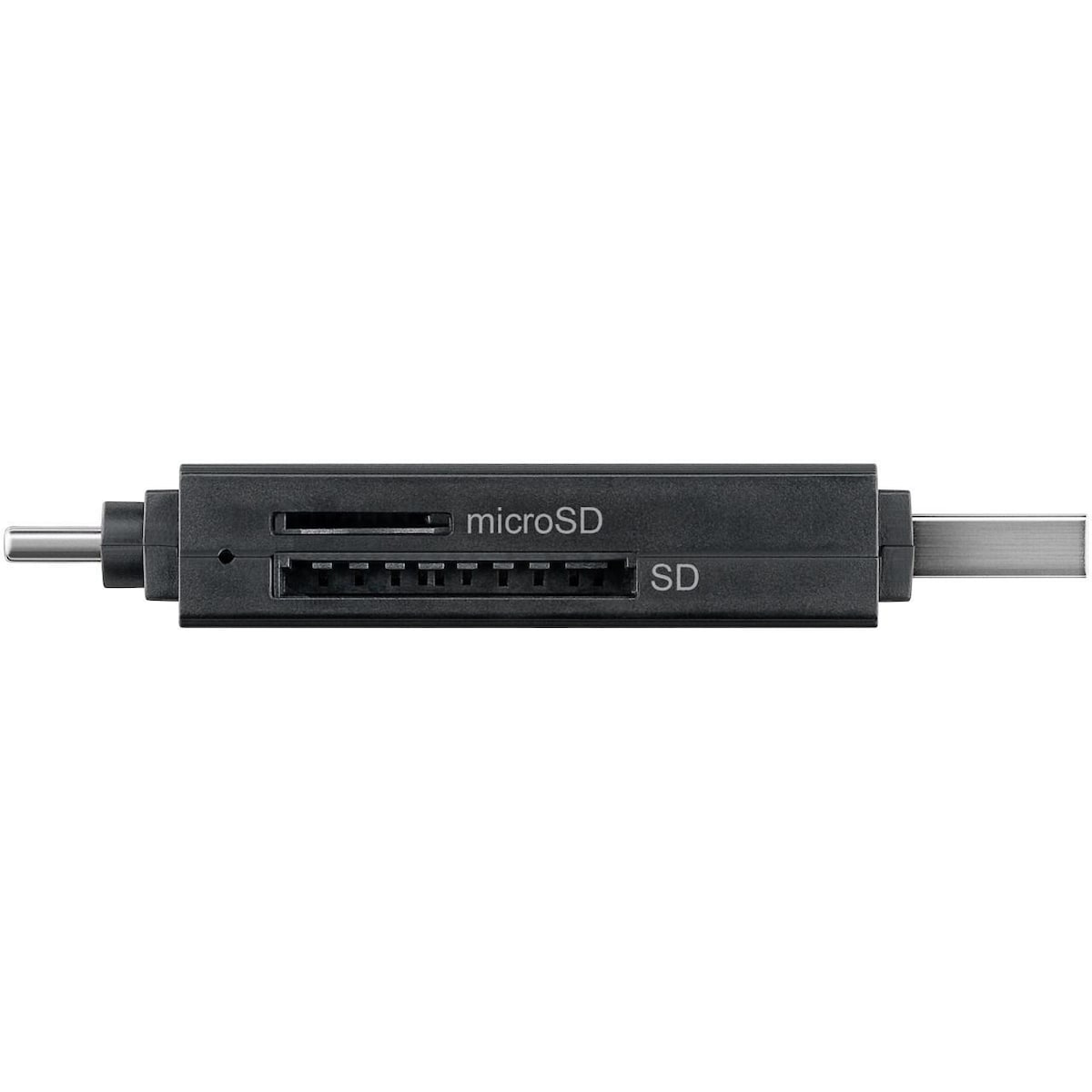 Goobay USB 3.0 - USB-C ™ 2-i-1 kortleser