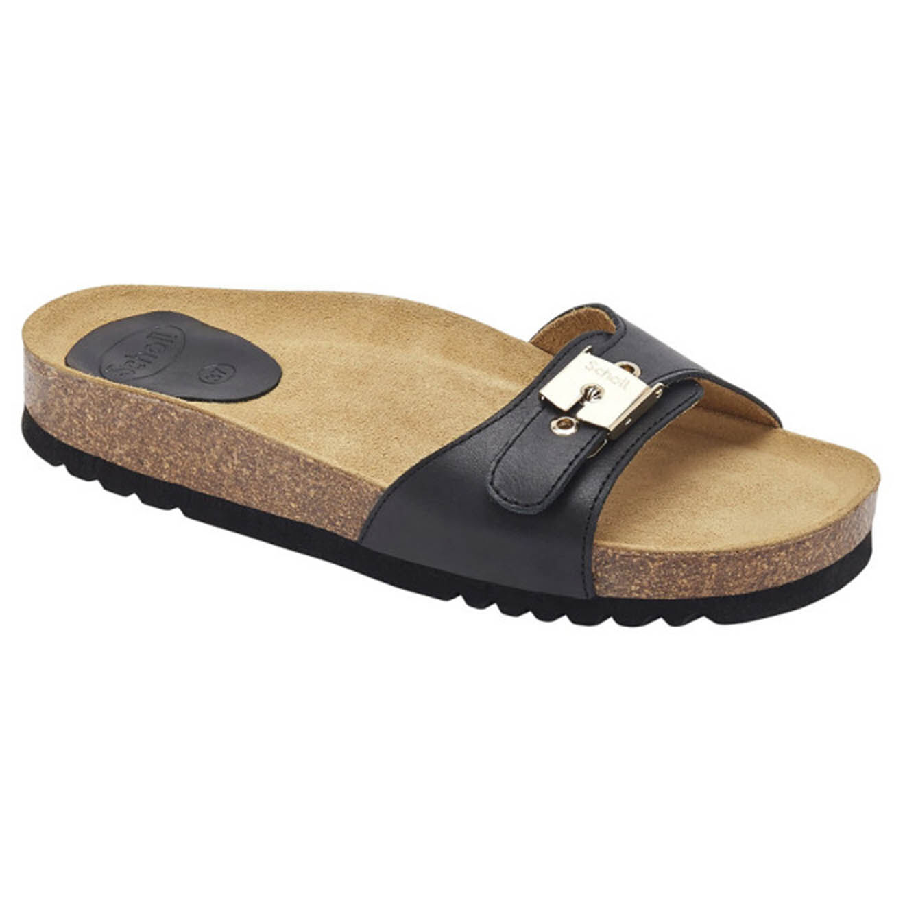 Scholl Mules en Cuir Nina noires