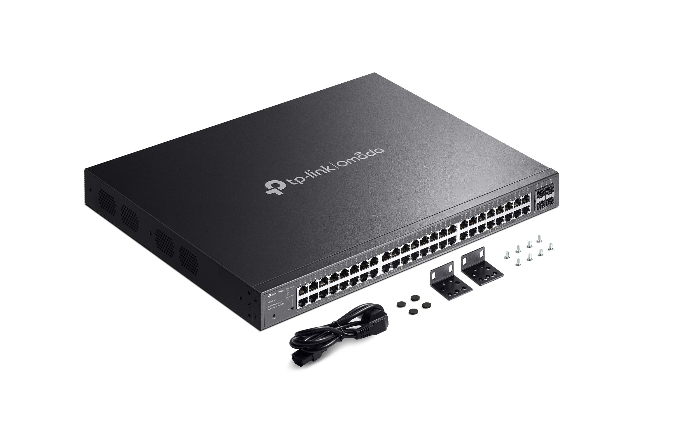 PoE+ Switch SG2452LP 52 Port<br>Omada 52-Port Gigabit Smart Switch mit 32-Port PoE+