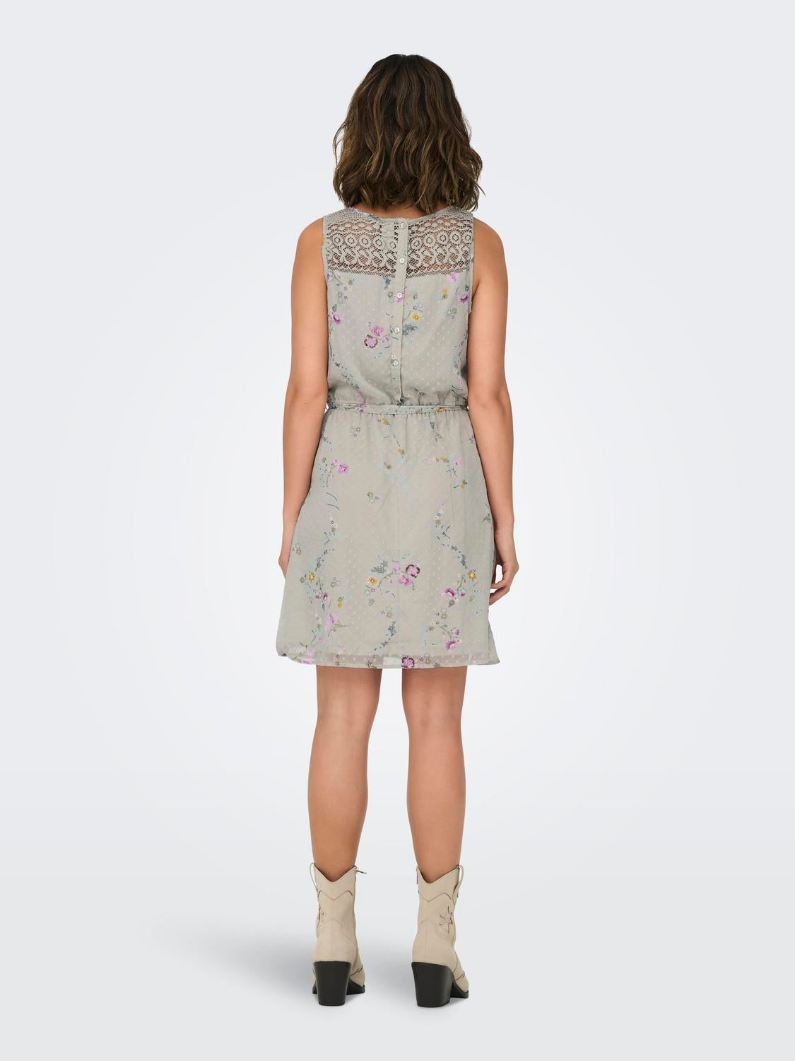 ONLAIDA Kurzes Kleid Pumice Stone