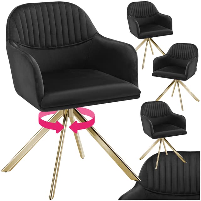 Stol Lona, velour med polstring