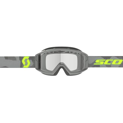 Masque cross Scott Primal Enduro - light grey/neon yellow clear 2024 - Gris / Jaune