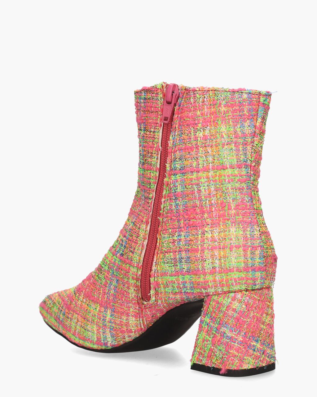 DWRS Label Lugano Tweed Multicolor Dames Enkelboots