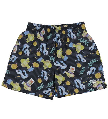 Speedo Bådeshorts - Blåck/Bluegold