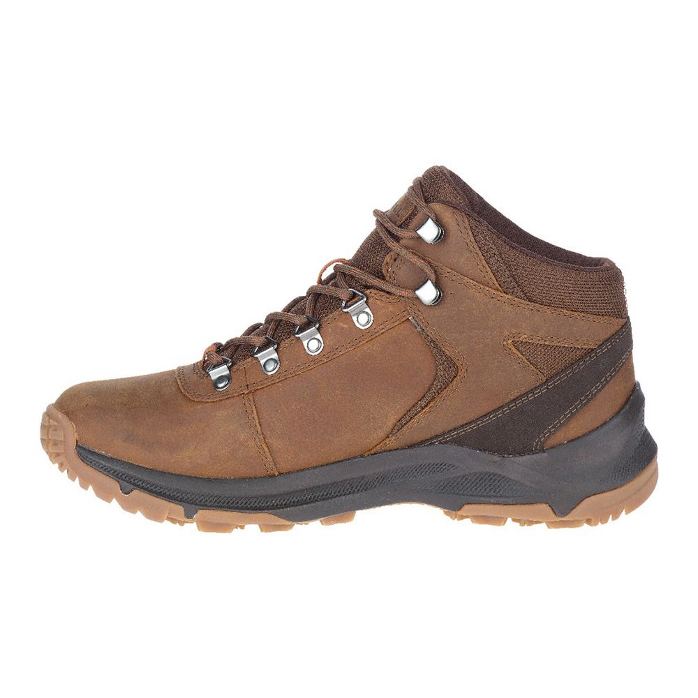 Merrell ERIE MID LTR WP - Chaussures randonné Homme toffee