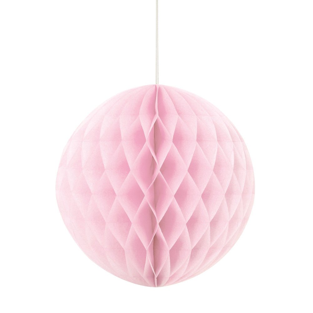 Honeycomb Bol Lichtroze 20cm