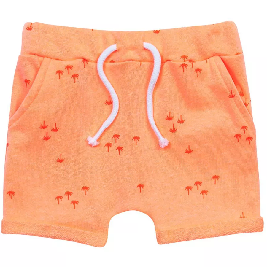 MINOTI Shorts und T-Shirt im Set GrauOrange