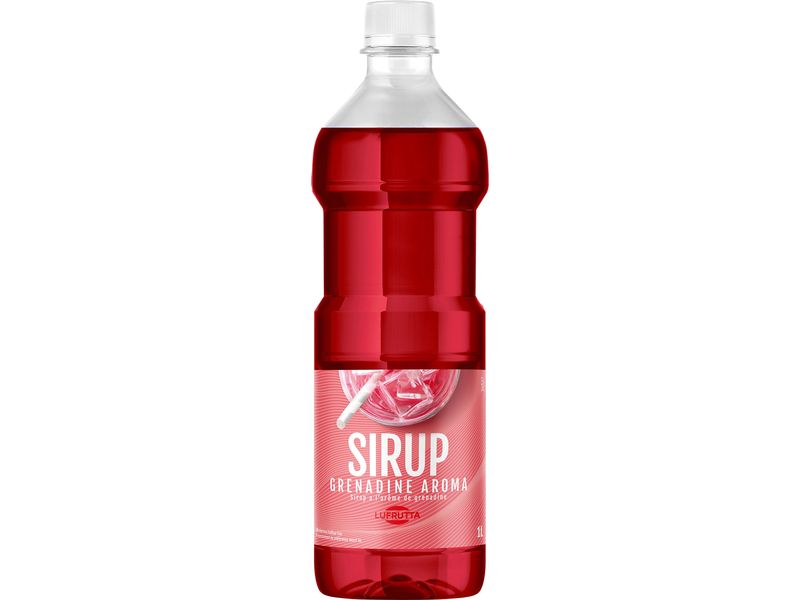 Lufrutta Grenadinesirup 1 l Grenadinesirup zur Herstellung von Erfrischungsgetränken