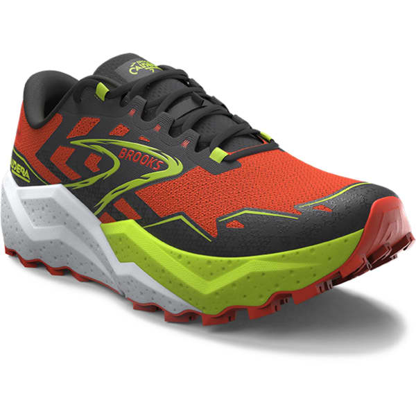 Chaussure trail BROOKS CALDERA 7 CHERRY TOMATO/PHANTOM/LIME