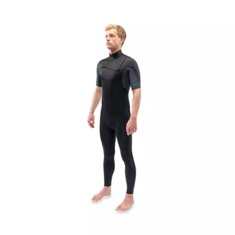 Combinaison intégrale DAKINE Quantum Chest Zip S/S 2/2 Black/Grey