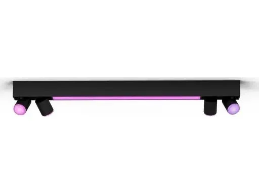 Philips Hue White and Color Ambiance Centris - Loftsspotlys - LED-lyspære/LED - total: 56.8 W - 16 millioner farver - 2000-6500 K - sort