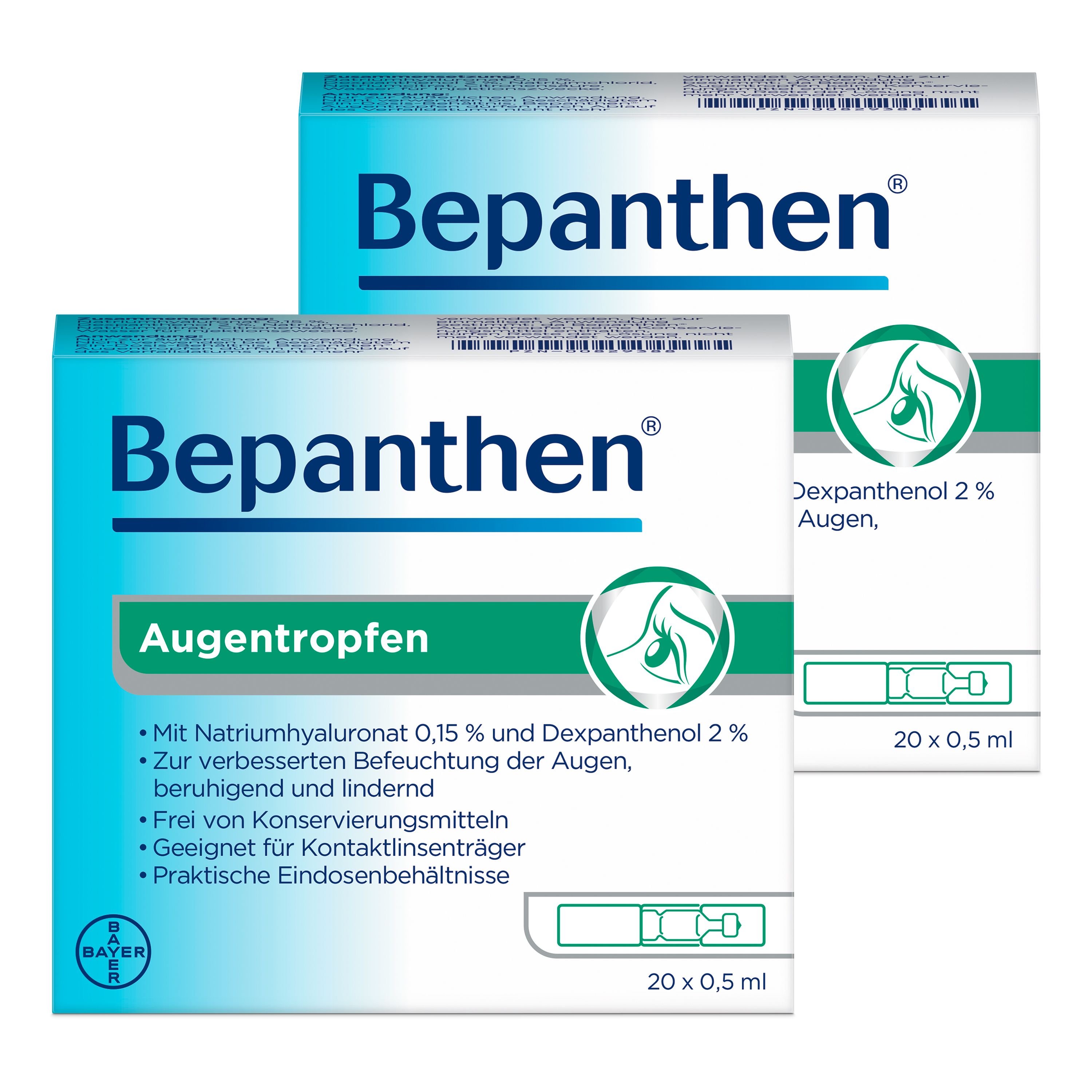 Bepanthen® Augentropfen für trockene Augen in Ein-Dosis-Behältnissen
