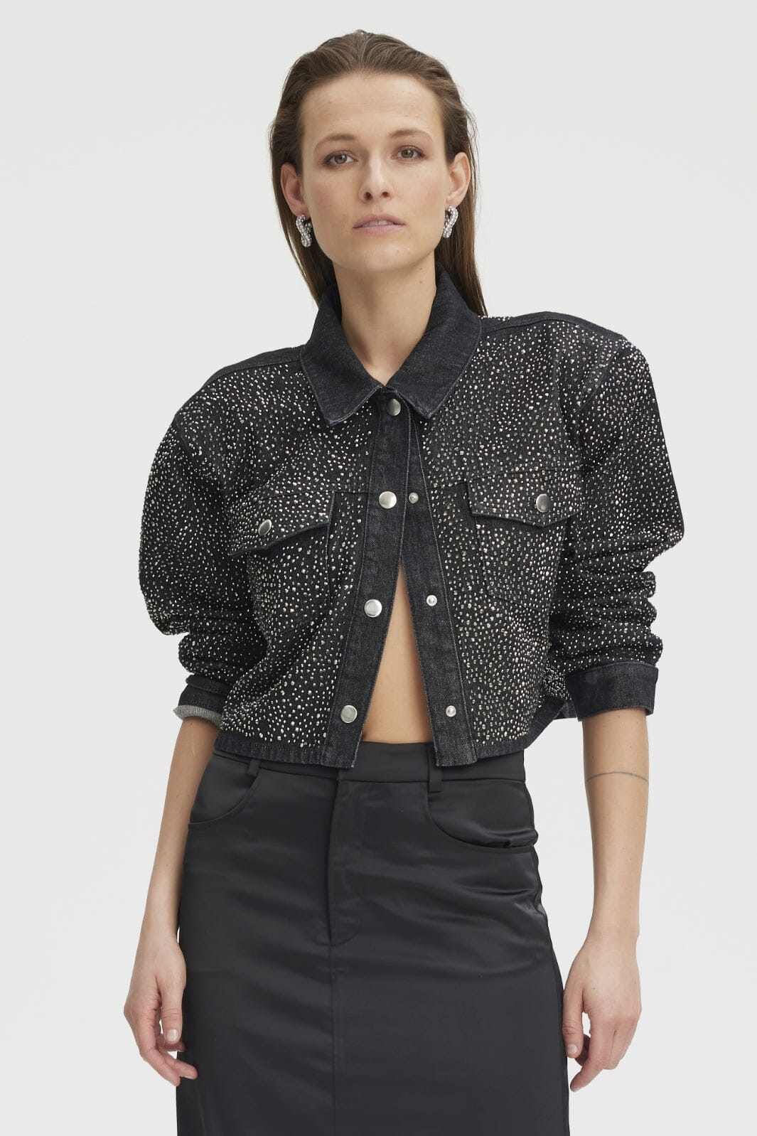Gestuz NadivaGZ jacket dark grey washed