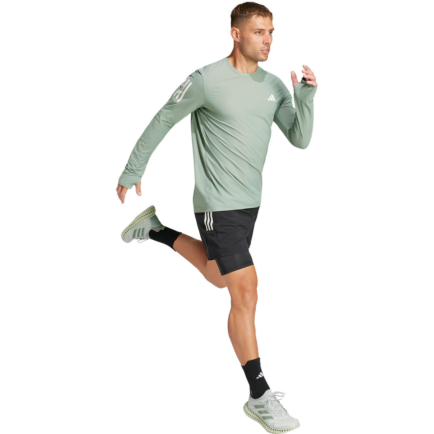 adidas OTR Shirt 2in1 Short Set Heren