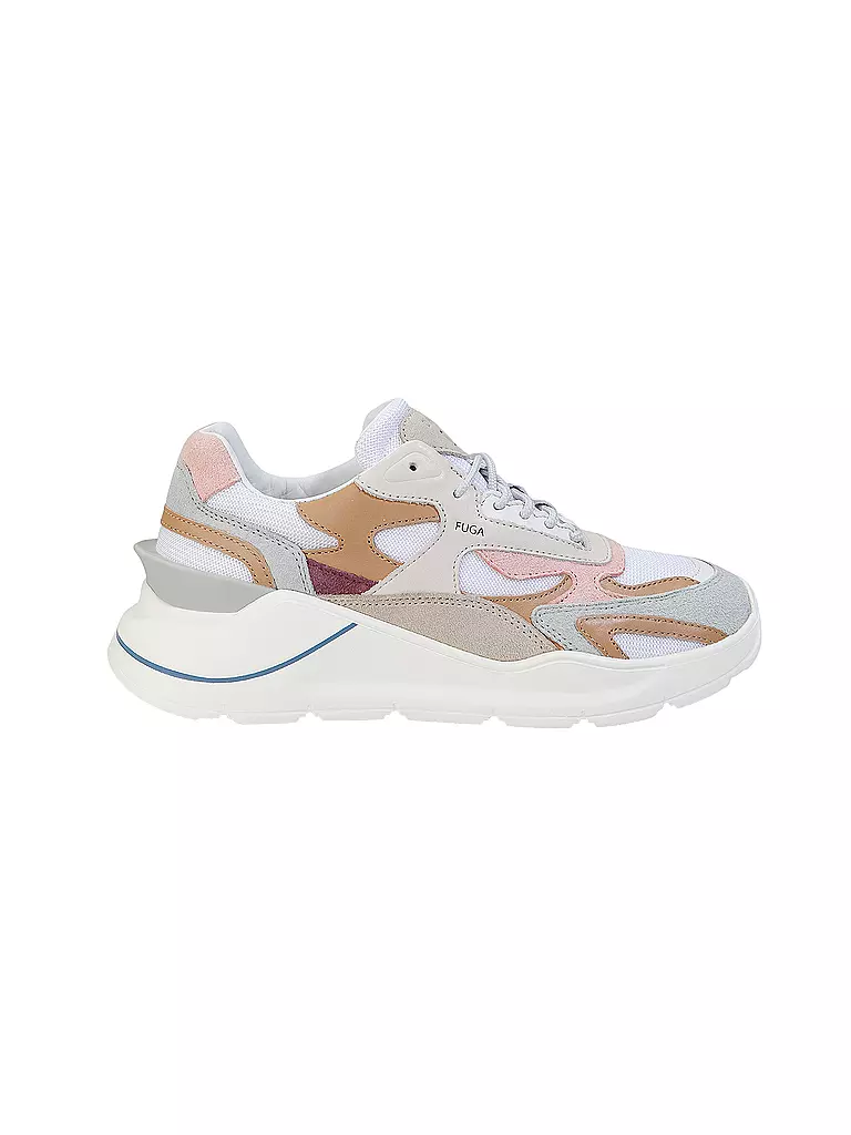 D.A.T.E. Sneaker FUGA COLORED weiss