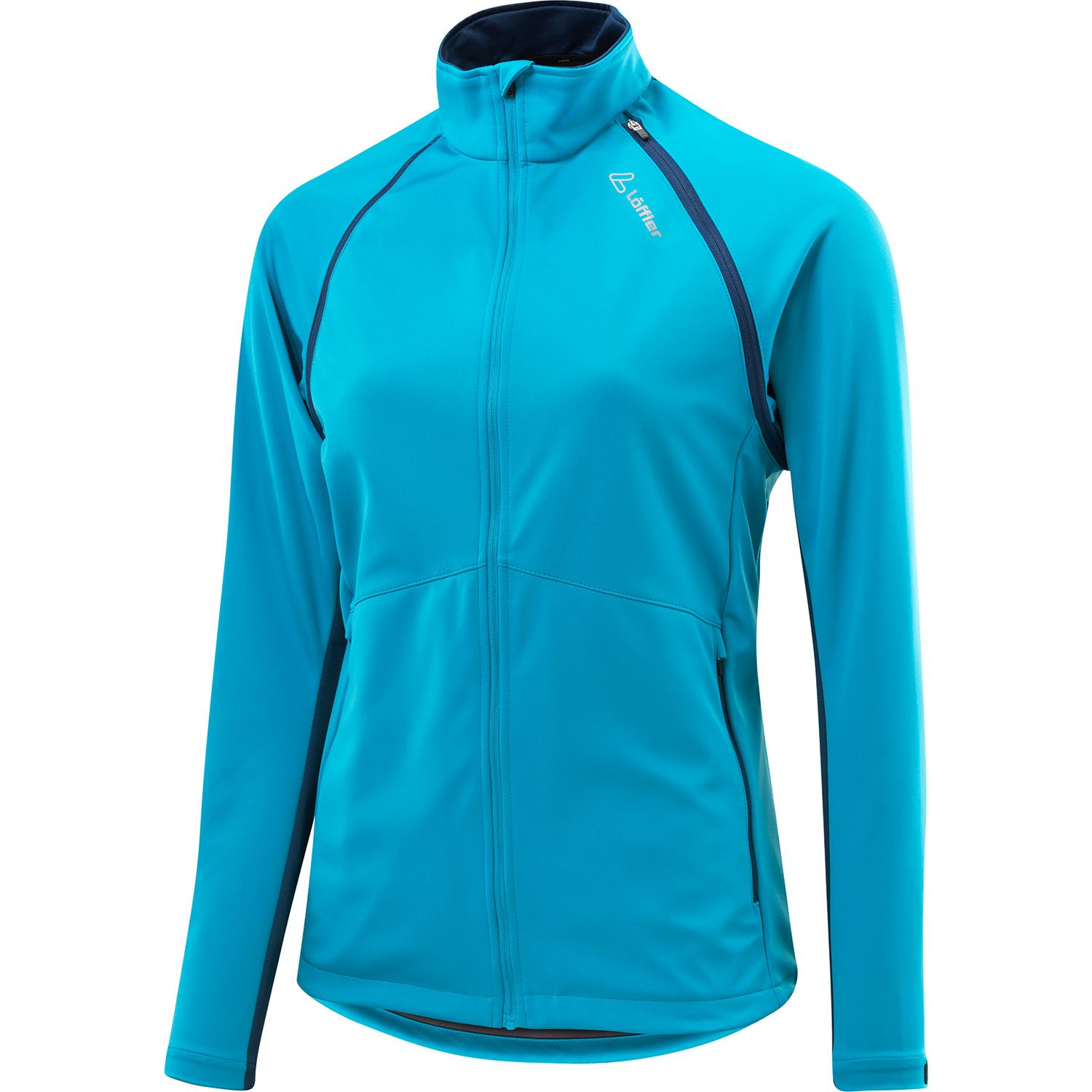 Löffler WS Light Zip-Off Langlaufjacke Damen topaz