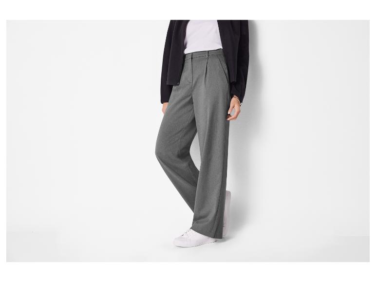 Dames flanellen broek - Wide leg