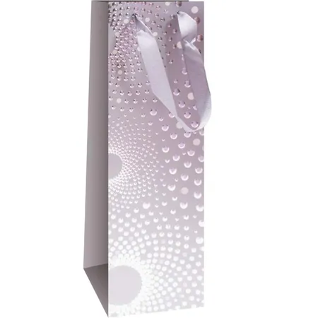Trötsch Flaschentasche Metallic 11 x 36 cm, 1 Stück, 4-fach sortiert