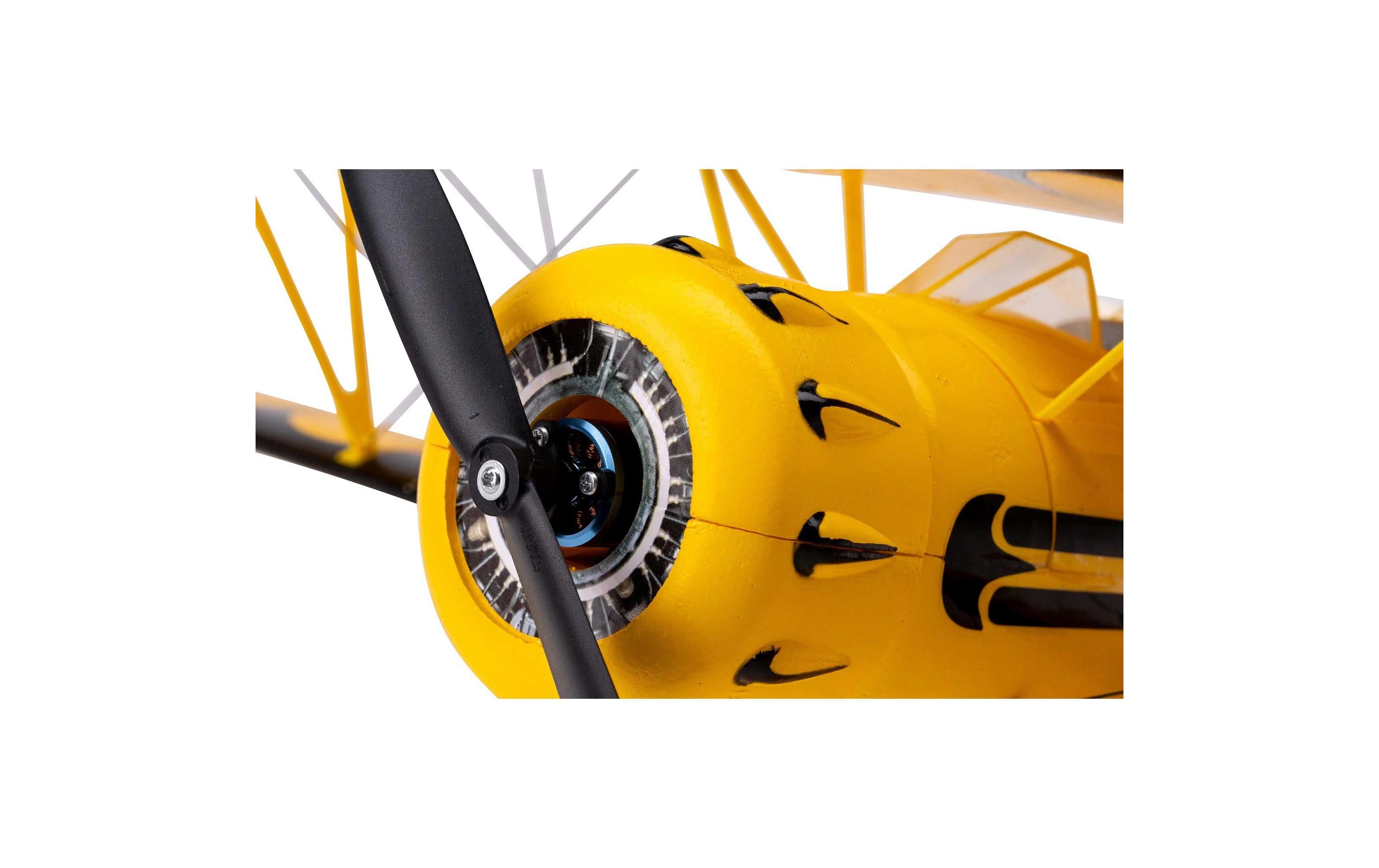 Doppeldecker UMX WACO 550 mm Gelb, BNF Basic<br>UMX Scale Doppeldecker mit Brushless Antrieb und Spektrum Technik