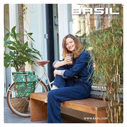 Sacoches réfléchissantes Basil ever-green 28-32L