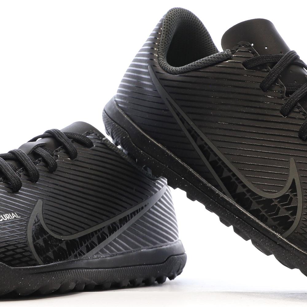 Nike Chaussures de Foot Noires Junior Nike Vapor 15 Club TF