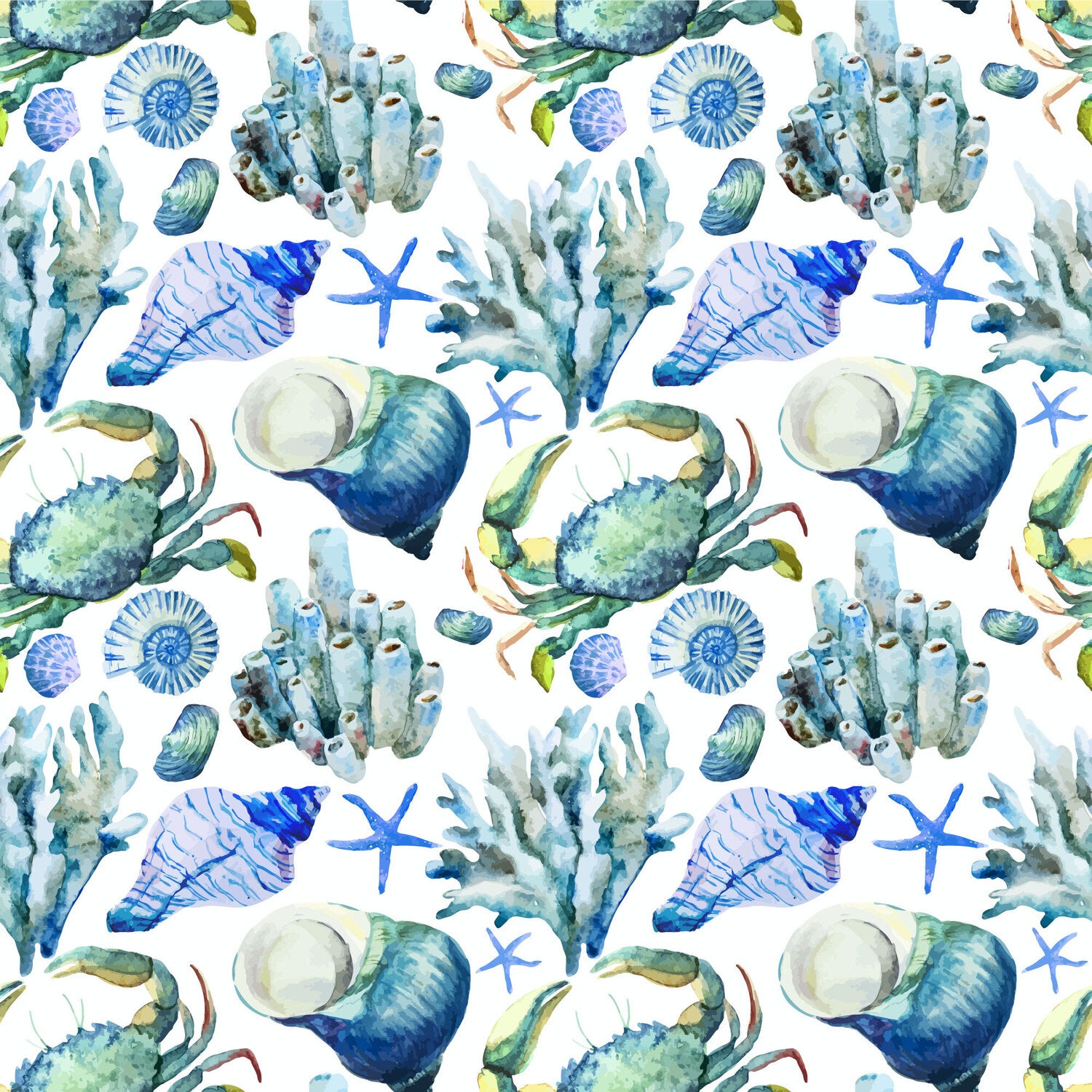 PB-Collection tuinschilderij zeedieren rond 45 x 2 x 45 cm