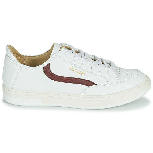 Superdry - BASKET LUX LOW TRAINER - Blanc