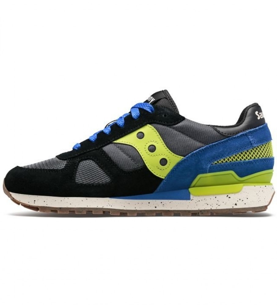 Tênis Saucony Shadow Original em couro, preto