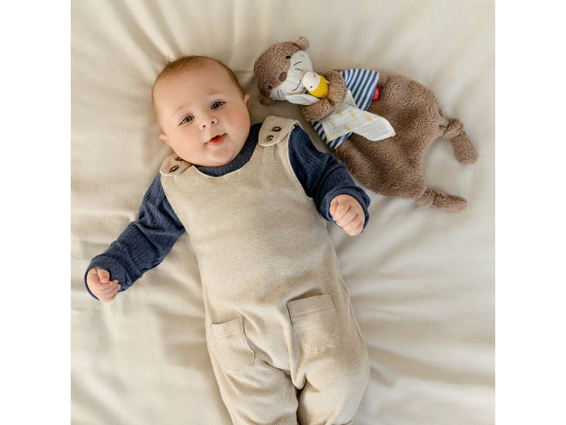 fehn Schmusetuch Otter Spielkamerad und Einschlafhilfe für Babys
