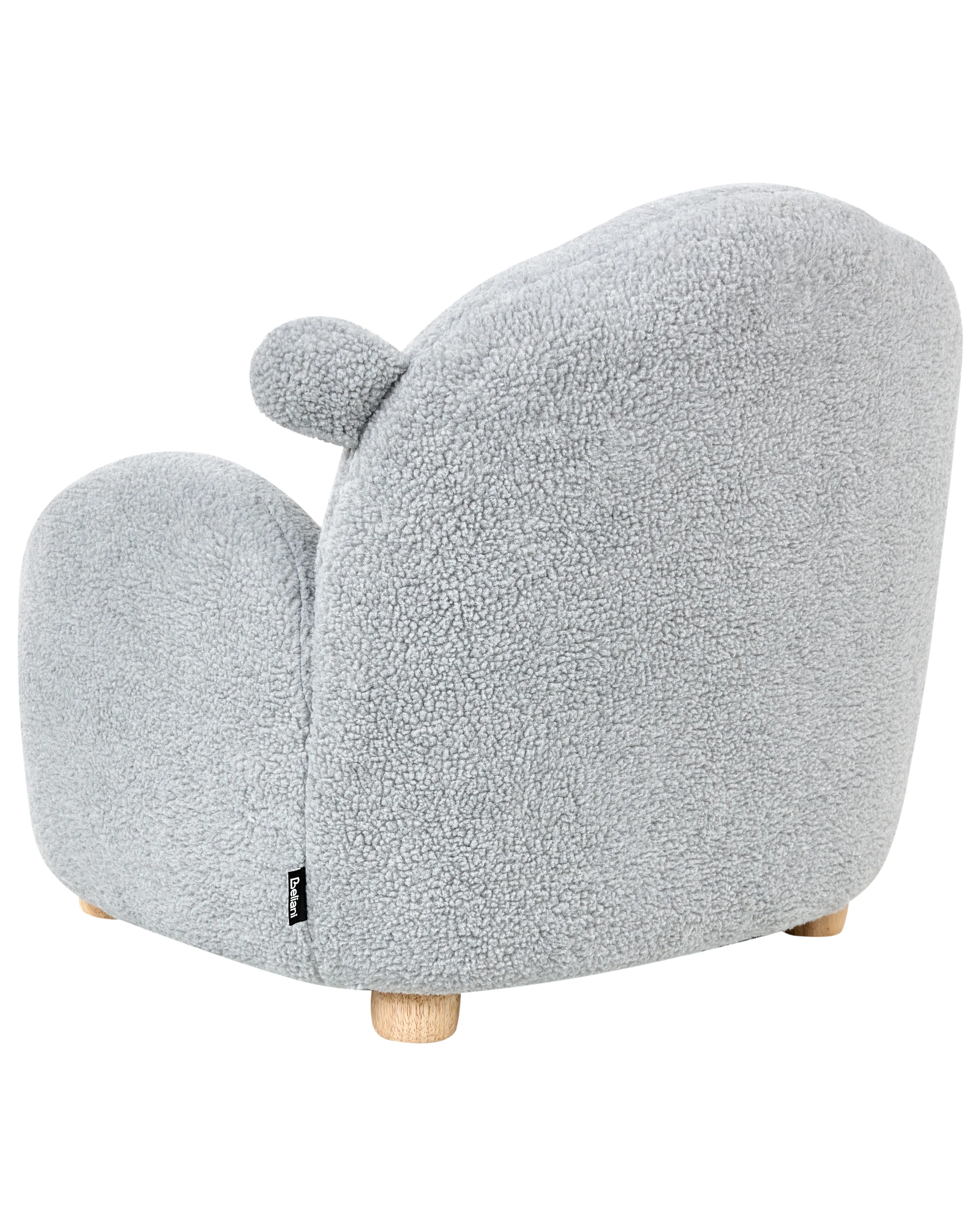 Kinderfauteuil Schaap ULA Bouclé Grijs