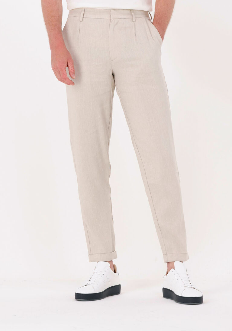 PLAIN ecru plain pantalon arthur 769