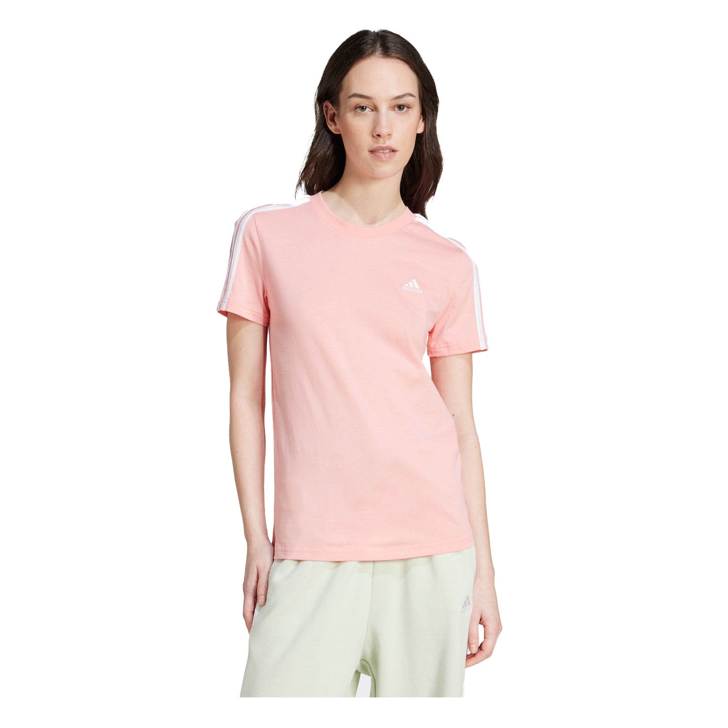adidas  Essential Slim 3-Stripes T-Shirt
