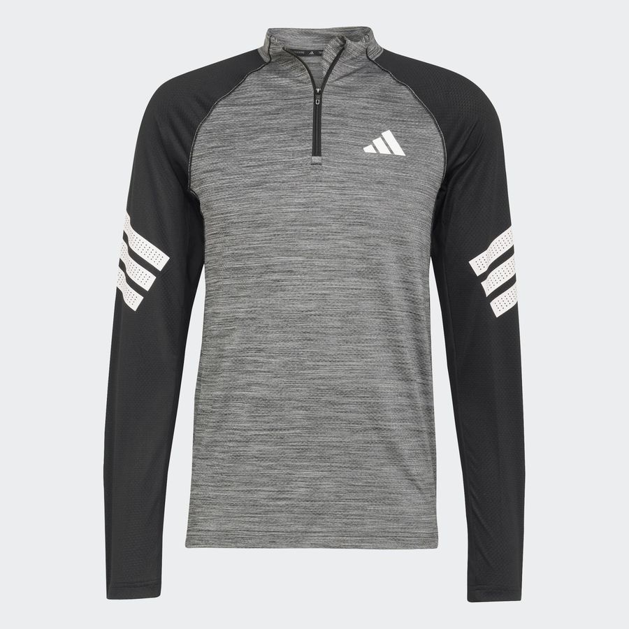 Adidas T-shirt zip 1/4 3 bandes Icon