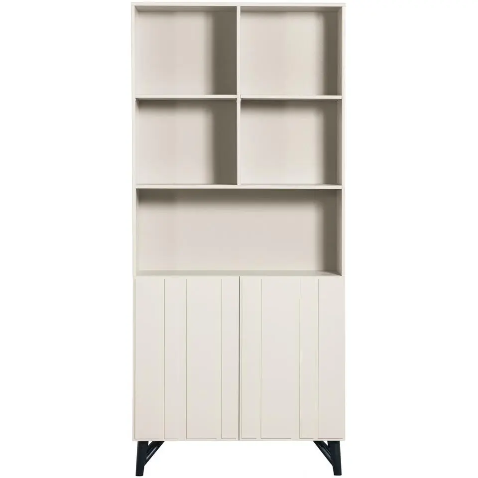 WOOOD Miller 2-Deurs Opbergkast - Grenen - Dust - 200x90x37