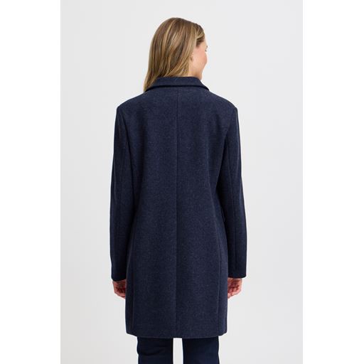 Fransa Paige Frakke, Navy Blazer Melange, L