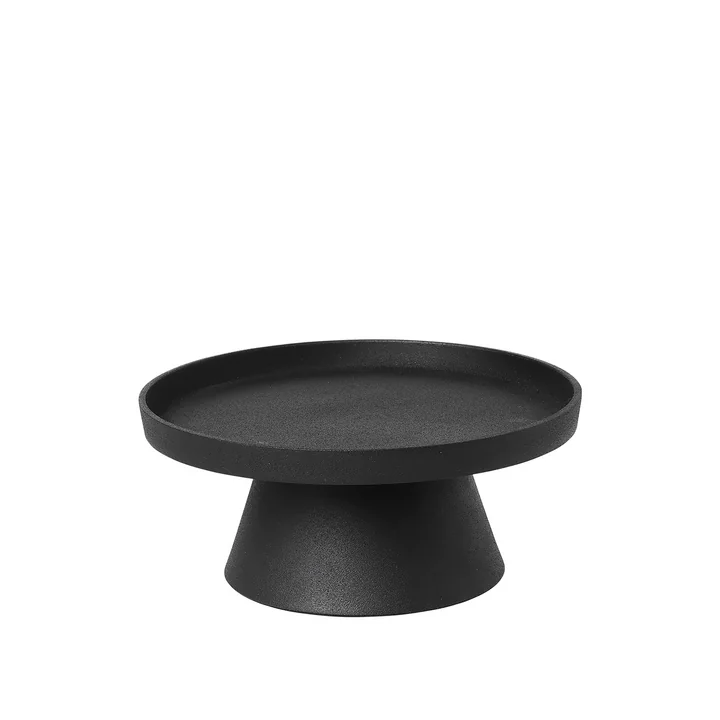 Broste Copenhagen - Holger Kerzentablett, Ø 24 cm, schwarz