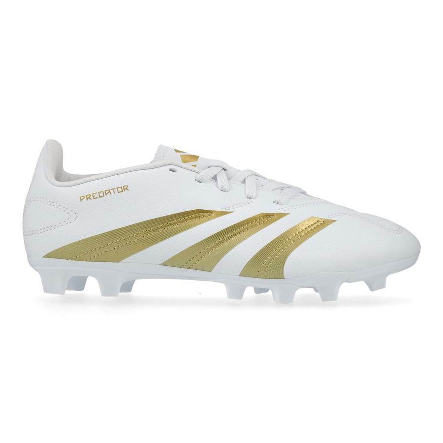adidas Predator Club FxG Day Spark - Blanc/Doré/Blanc Enfant