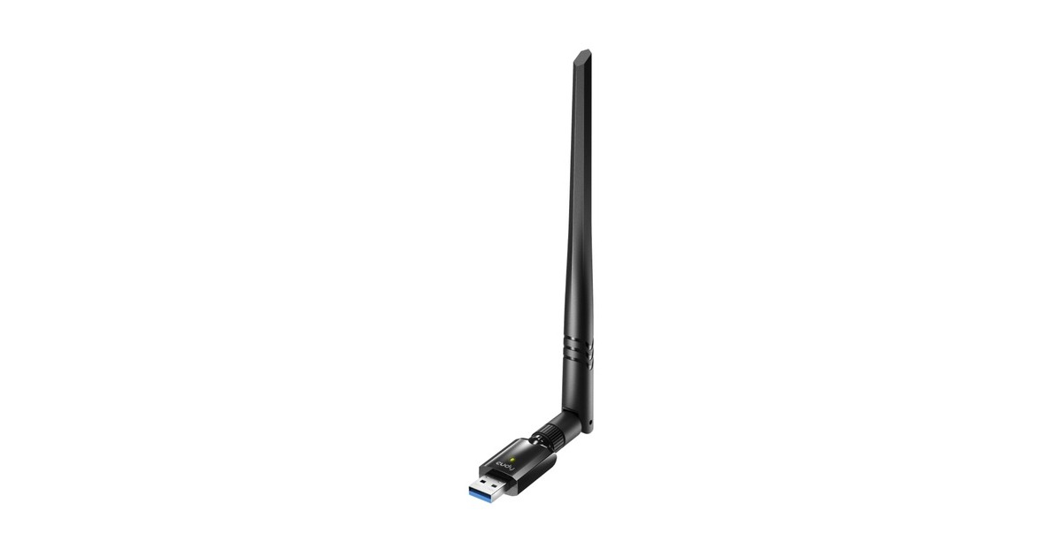 CudyAC1300 Wi-Fi High-Gain USB wlan adapter  (Zwart)