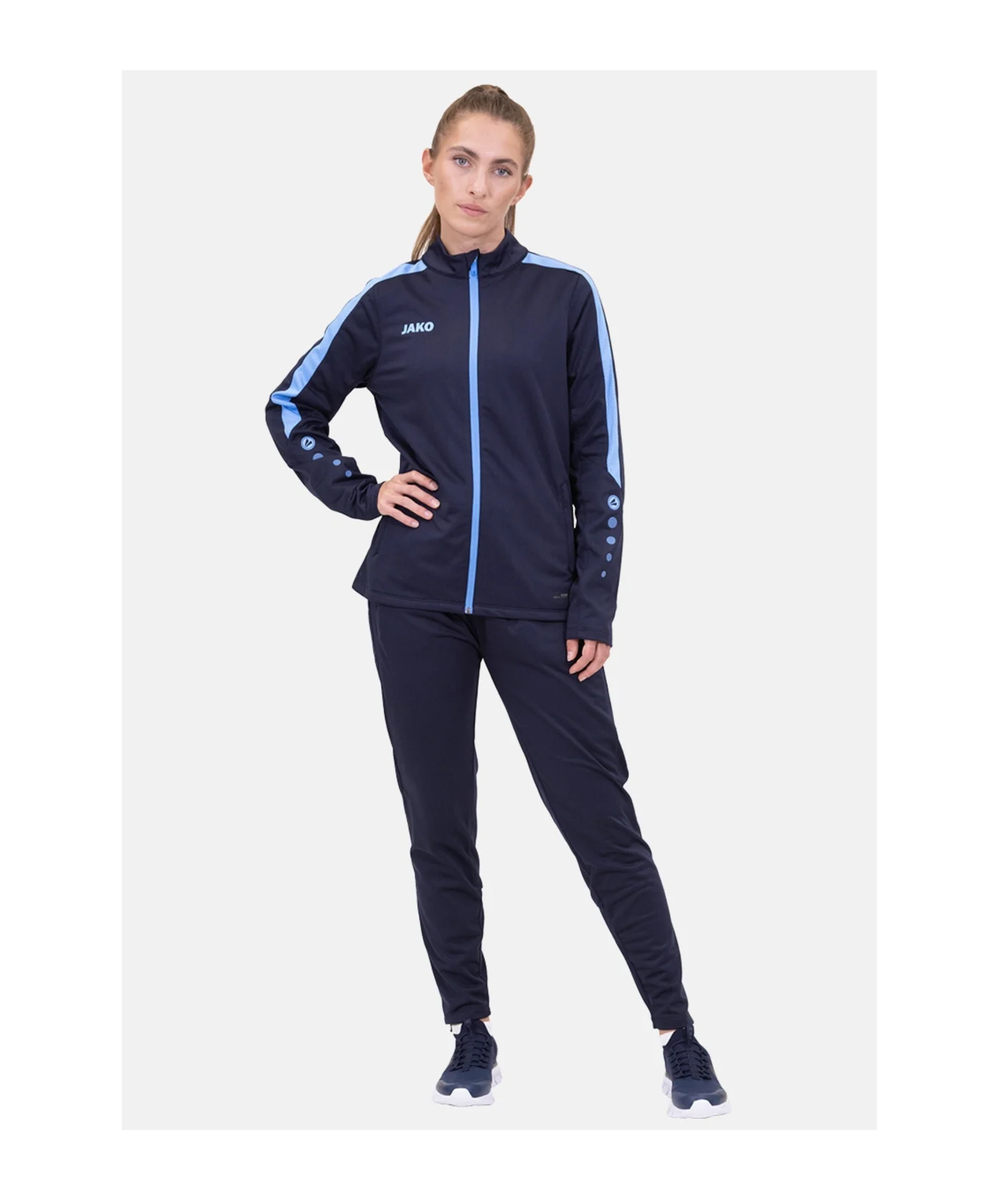 JAKO Power Polyesterhose Damen Blau F900