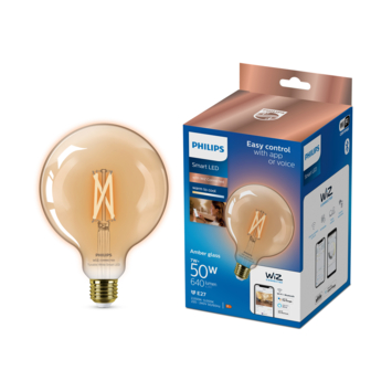 Philips smart LED globe filament E27 50W