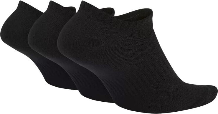 Nike Everyday lightweight ankelstrømper, 3 pak Black