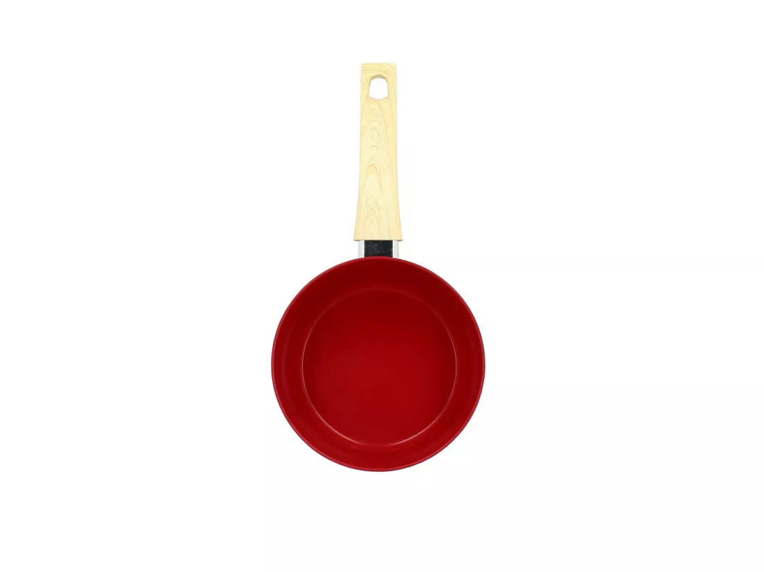Menastyl - Casserole 18cm Colorama Magenta - En Aluminium - Revetement Antiadhesif En Ceramique