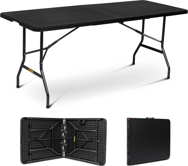 Proworks - Opvouwbare Tafel - Zwart - 180x70x74 cm