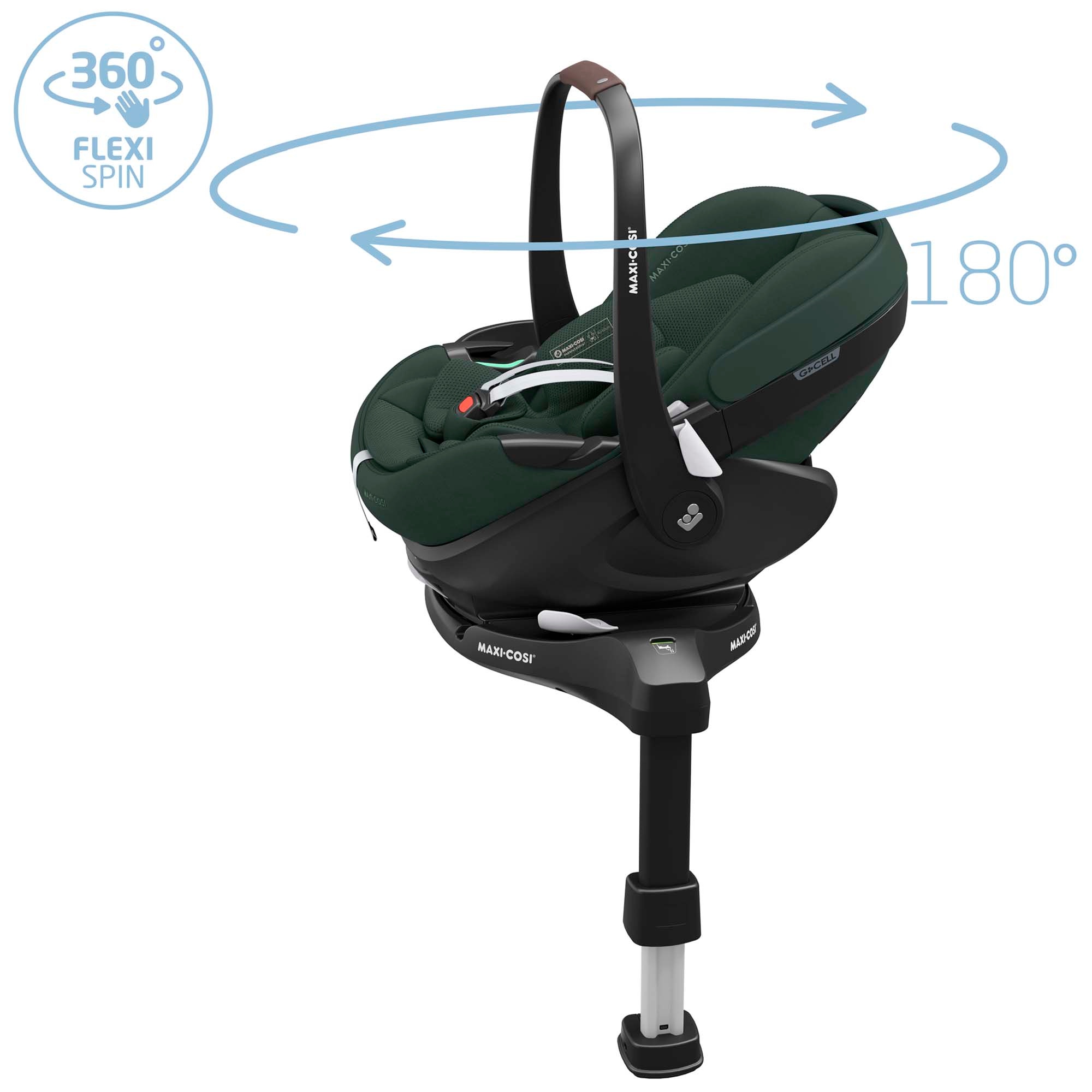 Maxi-Cosi Pebble 360 Pro2 i-Size Twillic Green