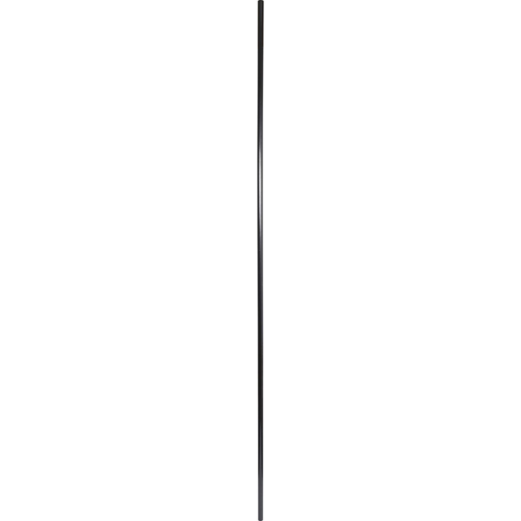 Barre pour tringle à rideaux bois noir 2.50m D 28mm