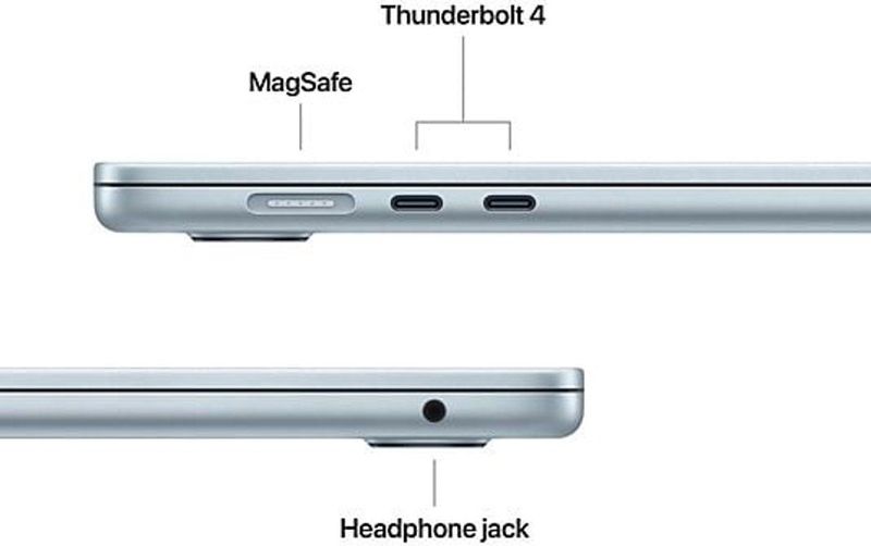 Apple - MacBook Air M4 - Laptop - Hemelsblauw - Aluminium