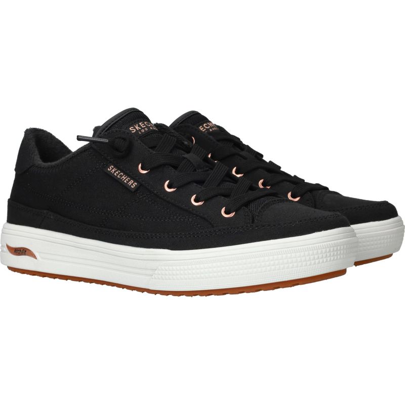 Skechers Arch Fit Arcade Meet Ya There Sneakers Zwart Dames