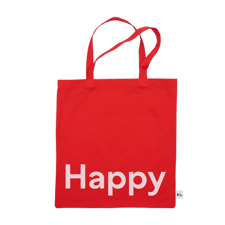 Design Letters - AJ Favourite Tragetasche, Happy / red flame scarlet