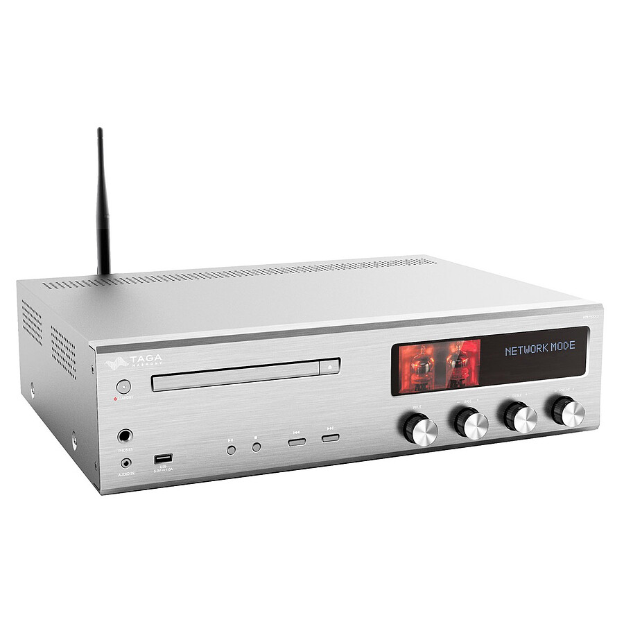 Taga Harmony HTR-1500CD Argent + Klipsch RP-600M II Ebène